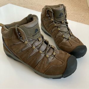 Ozark Trail Men’s Brown Leather Hiking Snow Boots